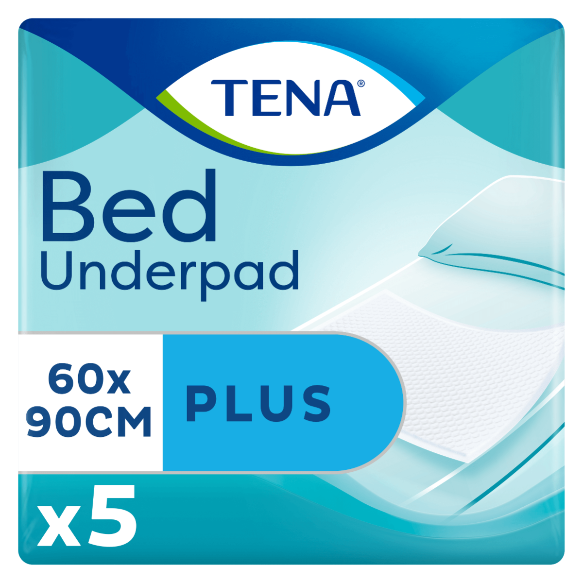 TENA Bed Plus Onderlegger 60 x 90 cm - 5 stuks
