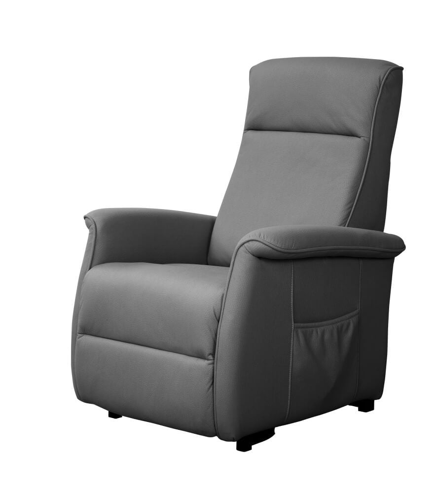 Typisch Figuur interieur Bari relaxfauteuil met sta-op functie - Dark Grey - Hulpmiddelwereld