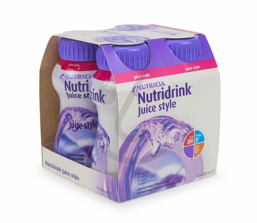 Nutridrink Juice Style Cassis 4x200ml